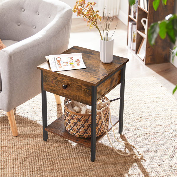 17 Stories Maynor End Table with Storage & Reviews Wayfair Canada